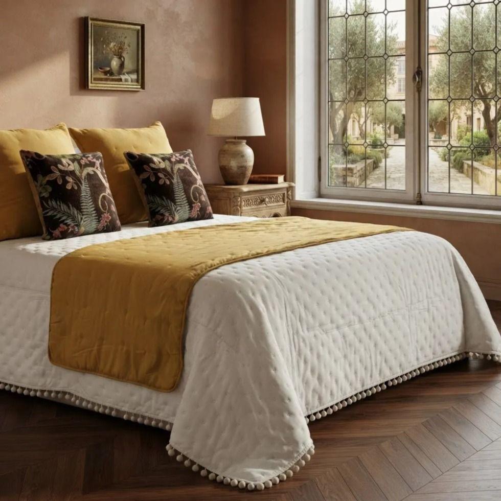 Set Renovacion Mostaza Natural Jard n Boho 7 Piezas 2 Piezas-0