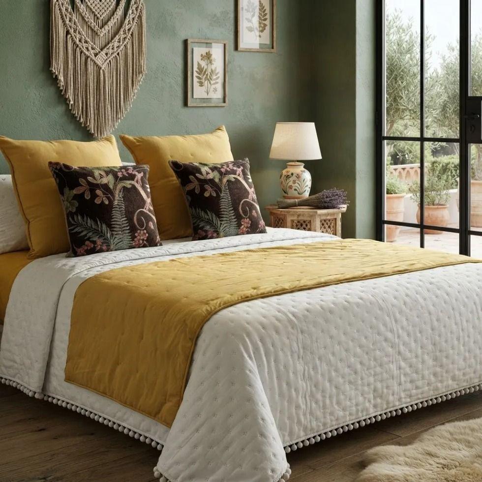 Set Renovacion Mostaza Natural Jard n Boho 7 Piezas 2 Piezas-3