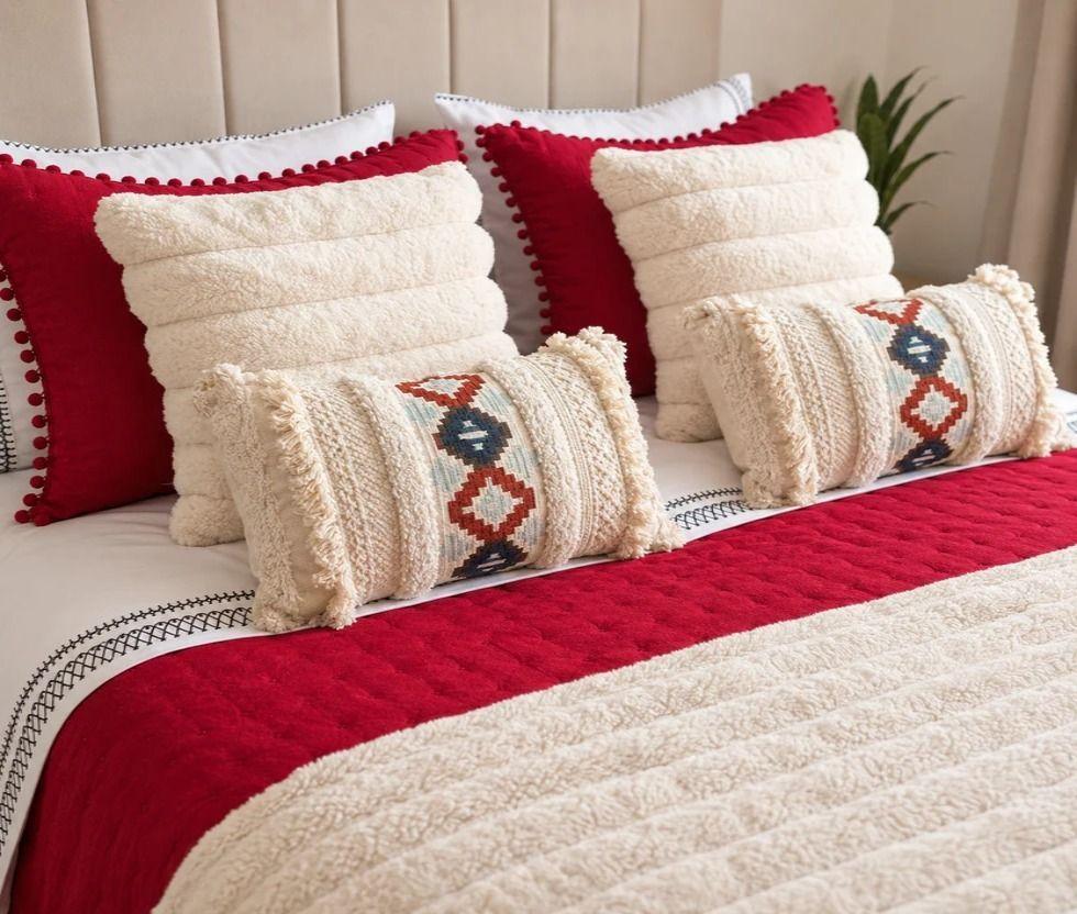 Set Renovaci n 2 Plazas Invierno Rub Boho 8 Piezas 2 Plazas-4