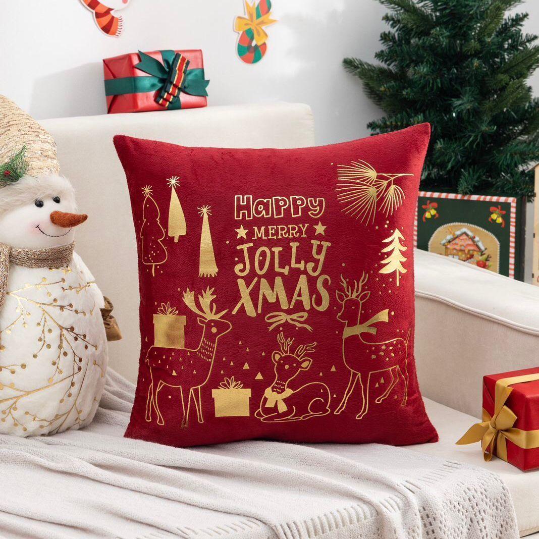 Cojín navideño con diseño estampado - D10-0