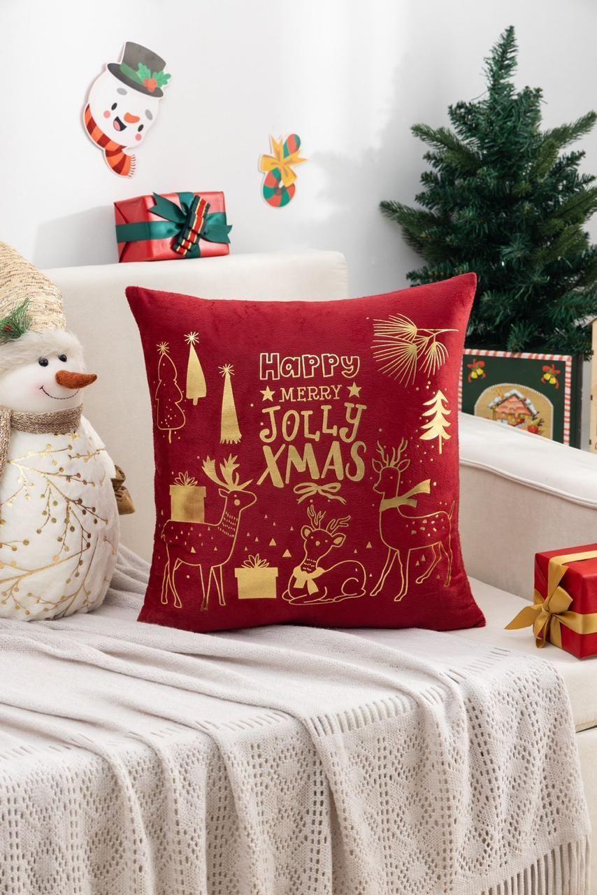 Cojín navideño con diseño estampado - D10-1