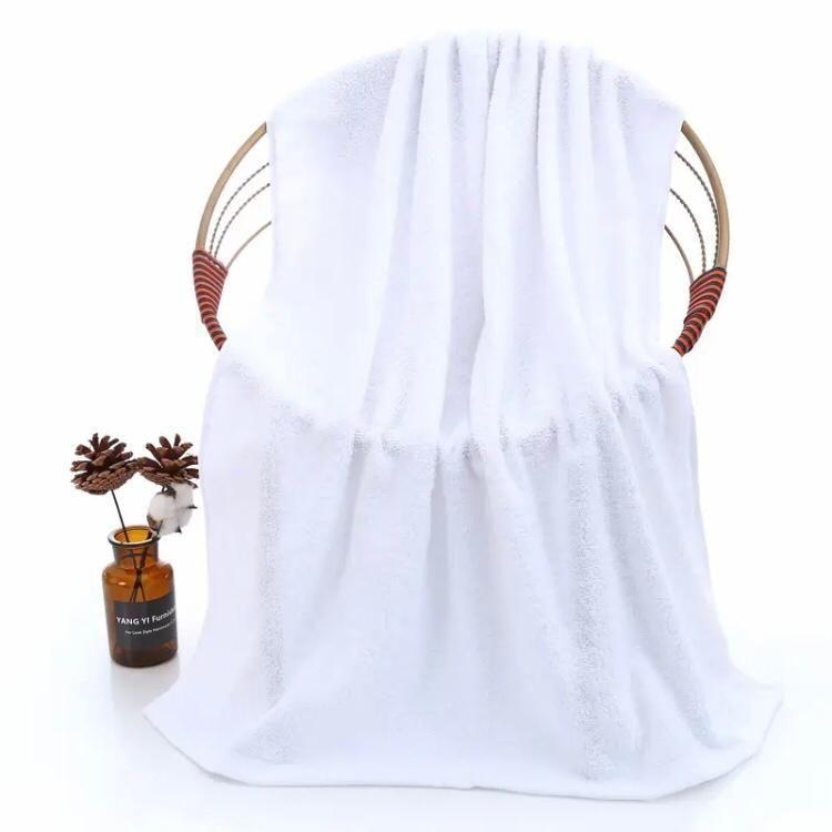 Toallon 100% de algodón 80x180cm - blanco-0