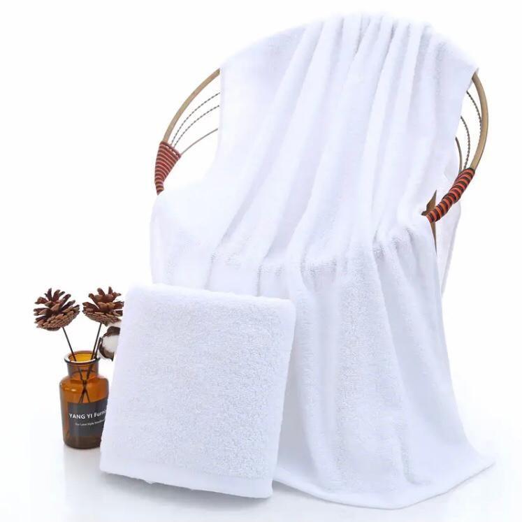 Toallon 100% de algodón 80x180cm - blanco-1