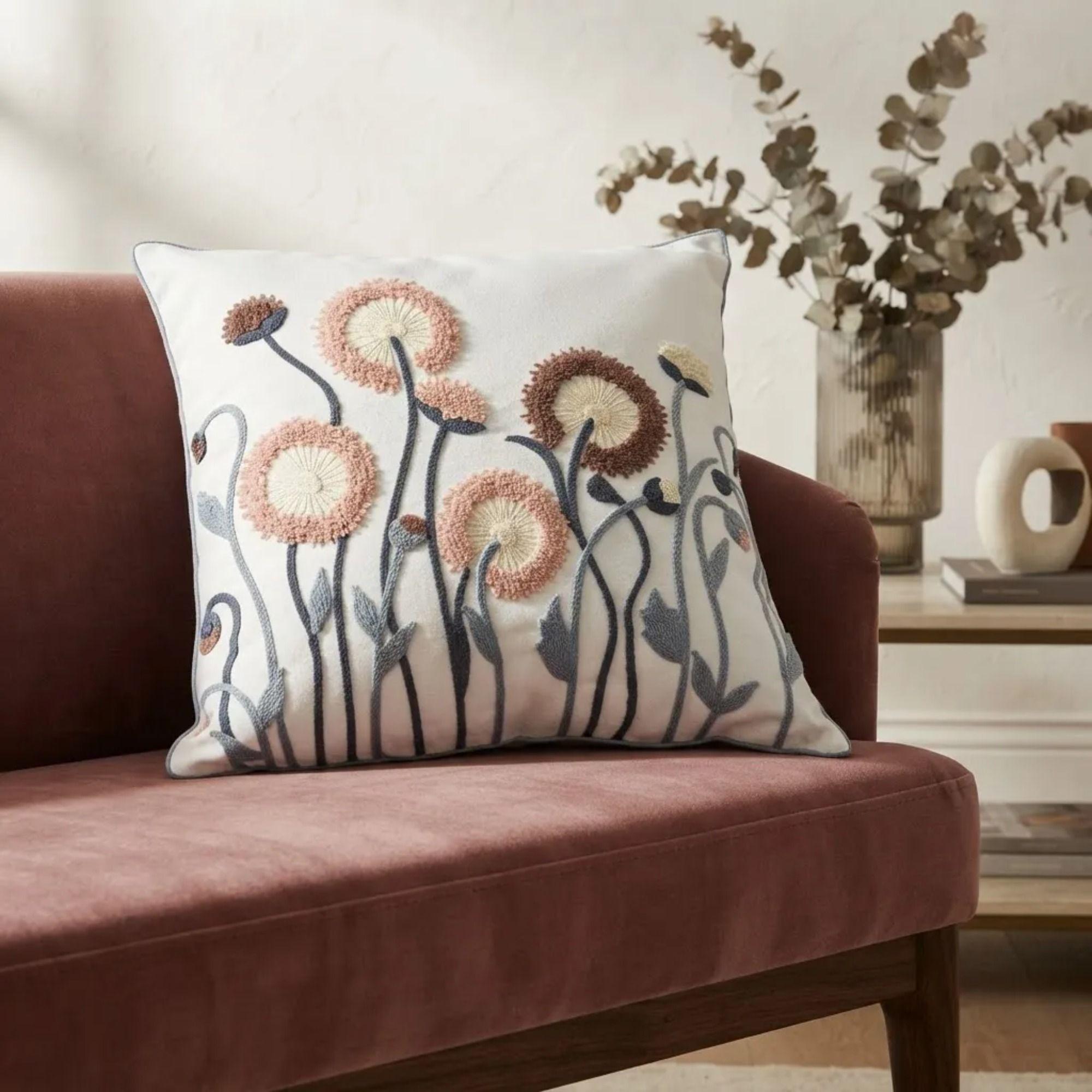 Set De 4 Cojines Decorativos Jardin Ros-1