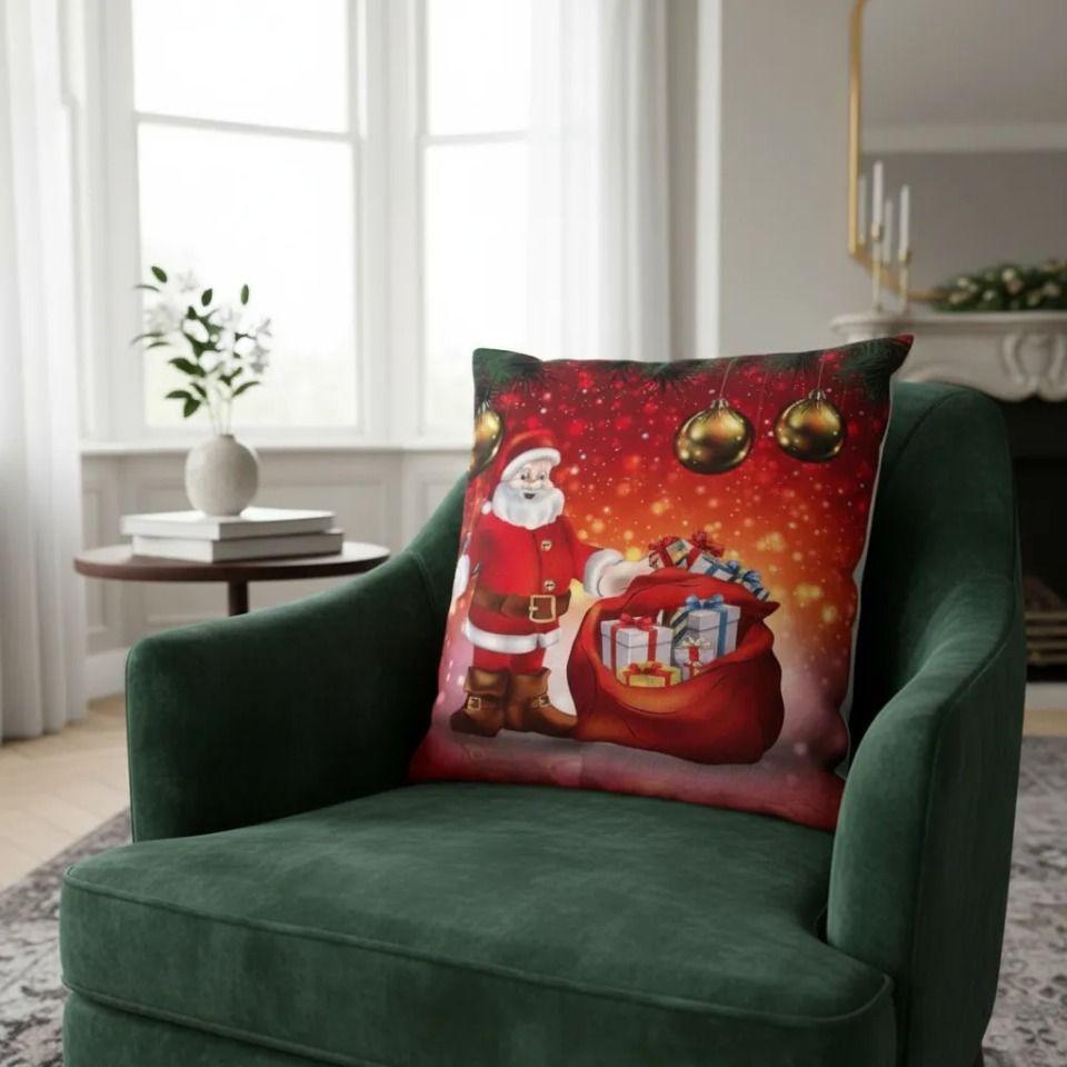 Set De 2 Cojines 45x45cm Navidad - Bolsa de regalo-3