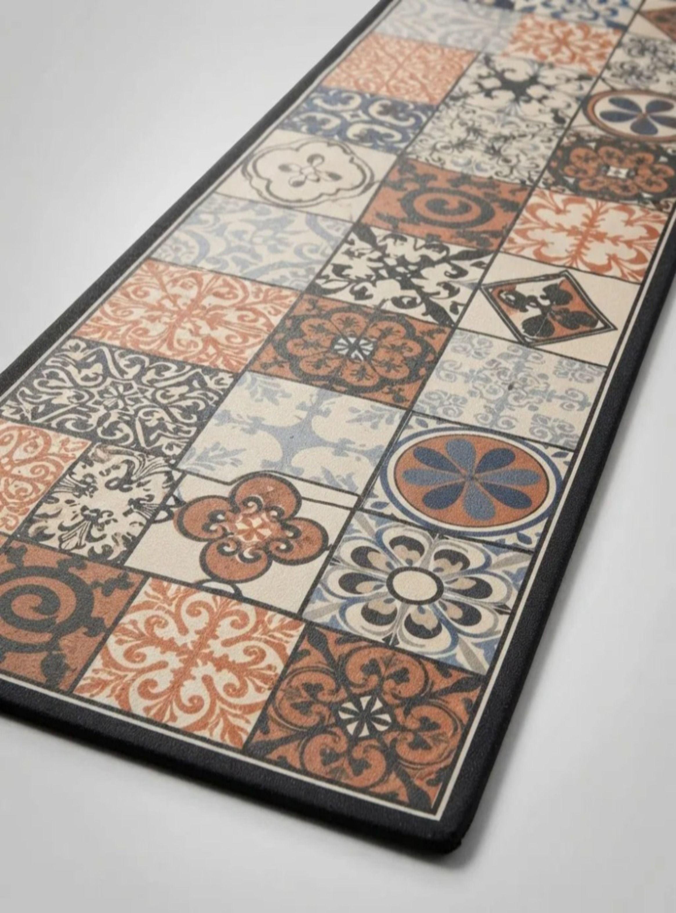 Set De 2 Alfombras Vin licas Antideslizantes Para Cocina M04-2