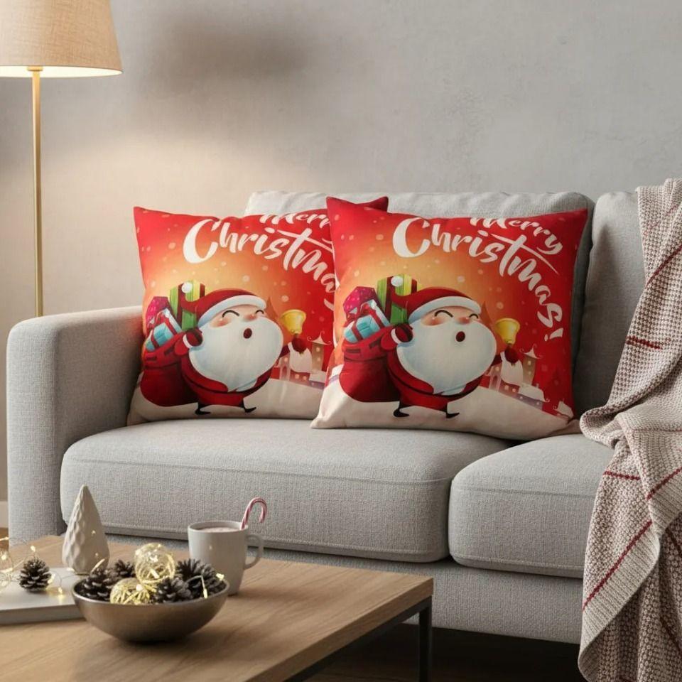Set De 2 Cojines 45x45cm Navidad - Viejo Pascuero-4