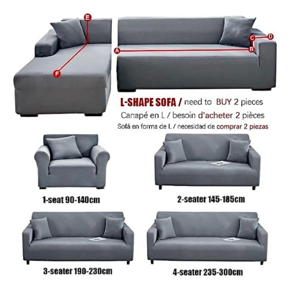 Funda de sofá estampada de 1 cuerpo - Diseño Mariposa negra-4