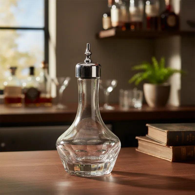 Dispensador endulzante vidrio 50ml - plateado 08-2