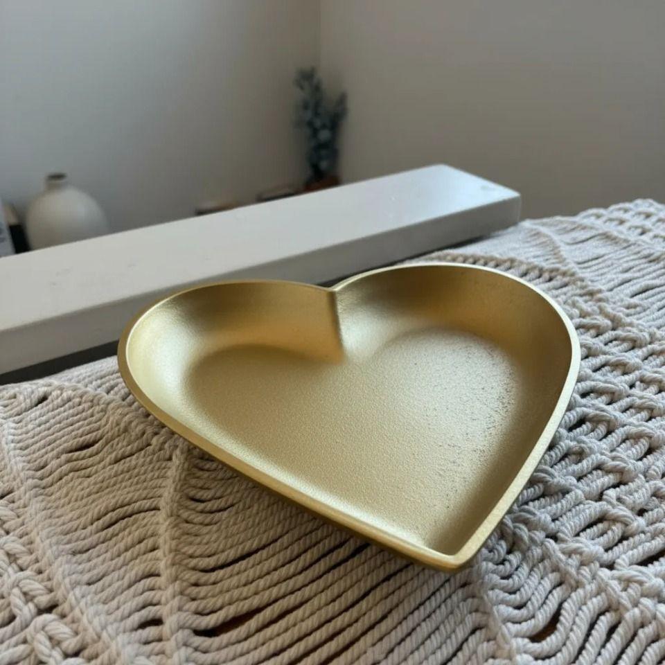 Set de 2 platos decorativos - Diseño corazón-5