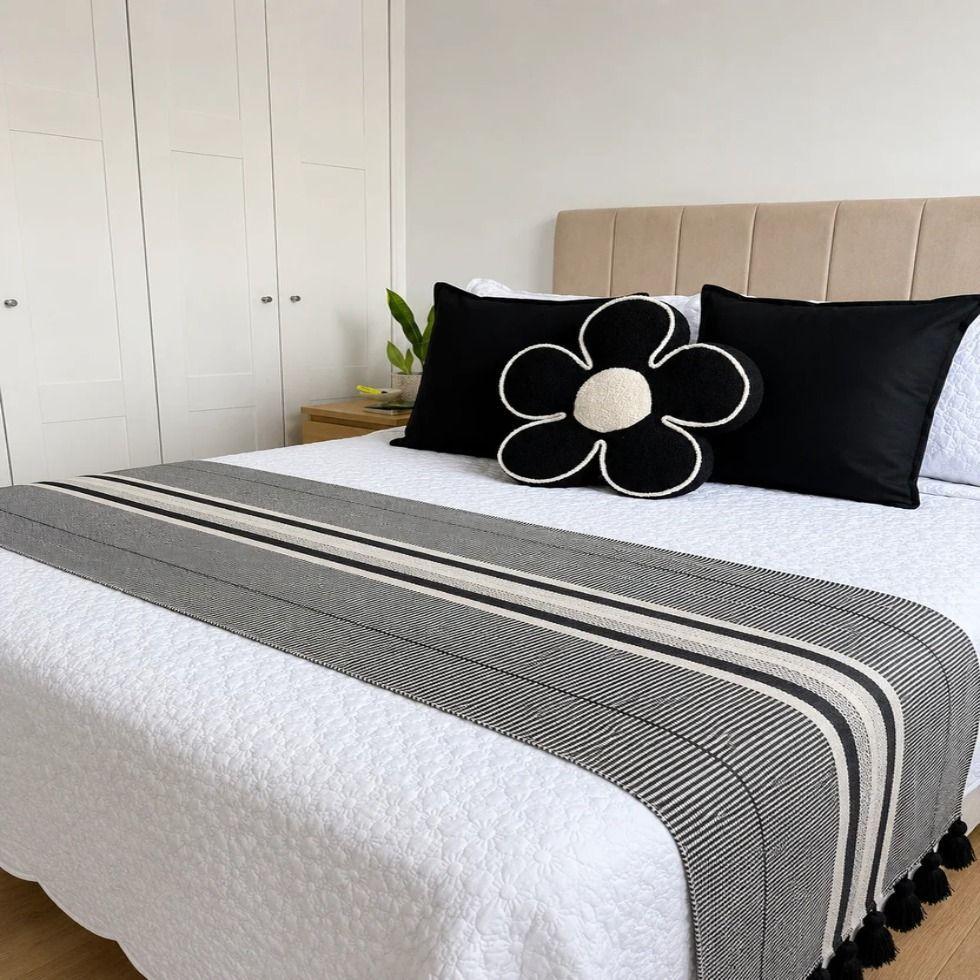 Set Renovaci n Dormitorio 7 Piezas Black Flower King-1