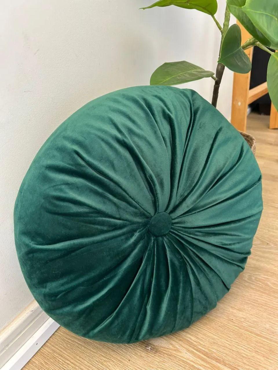 Set De 2 Cojines Redondos 44cm verde-2