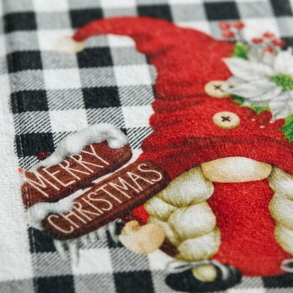 Set 2 Paños De Cocina Navidad 45 70 Cm Duendes-3