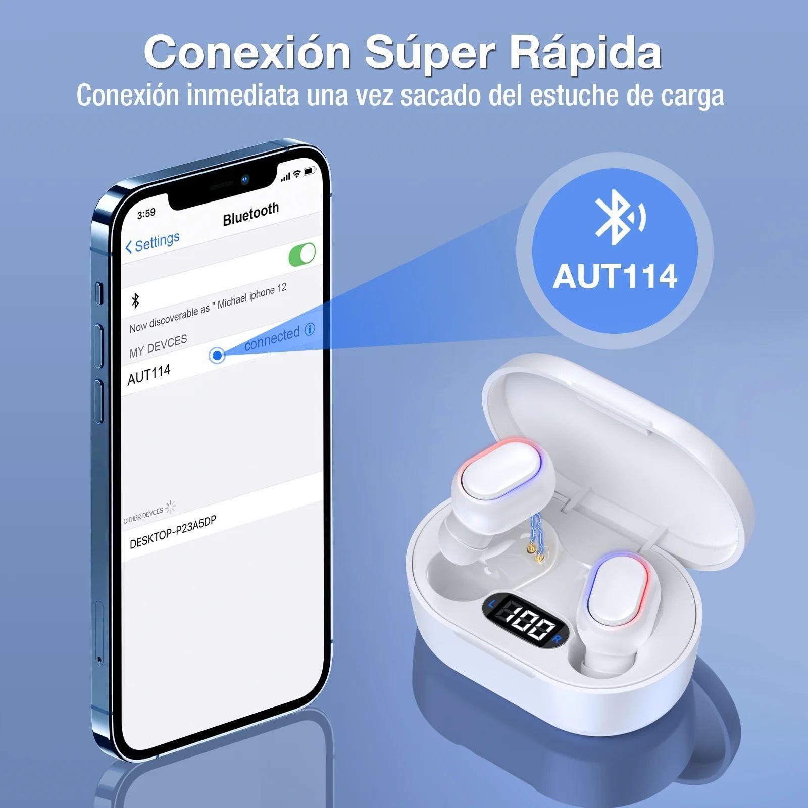 Auriculares inalámbricos AUT114 - BLANCO-2