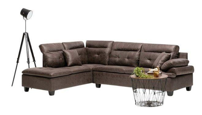 SOFA SECCIONAL IZQUIERDO DANIELS NEVADA CAFE 3C-0