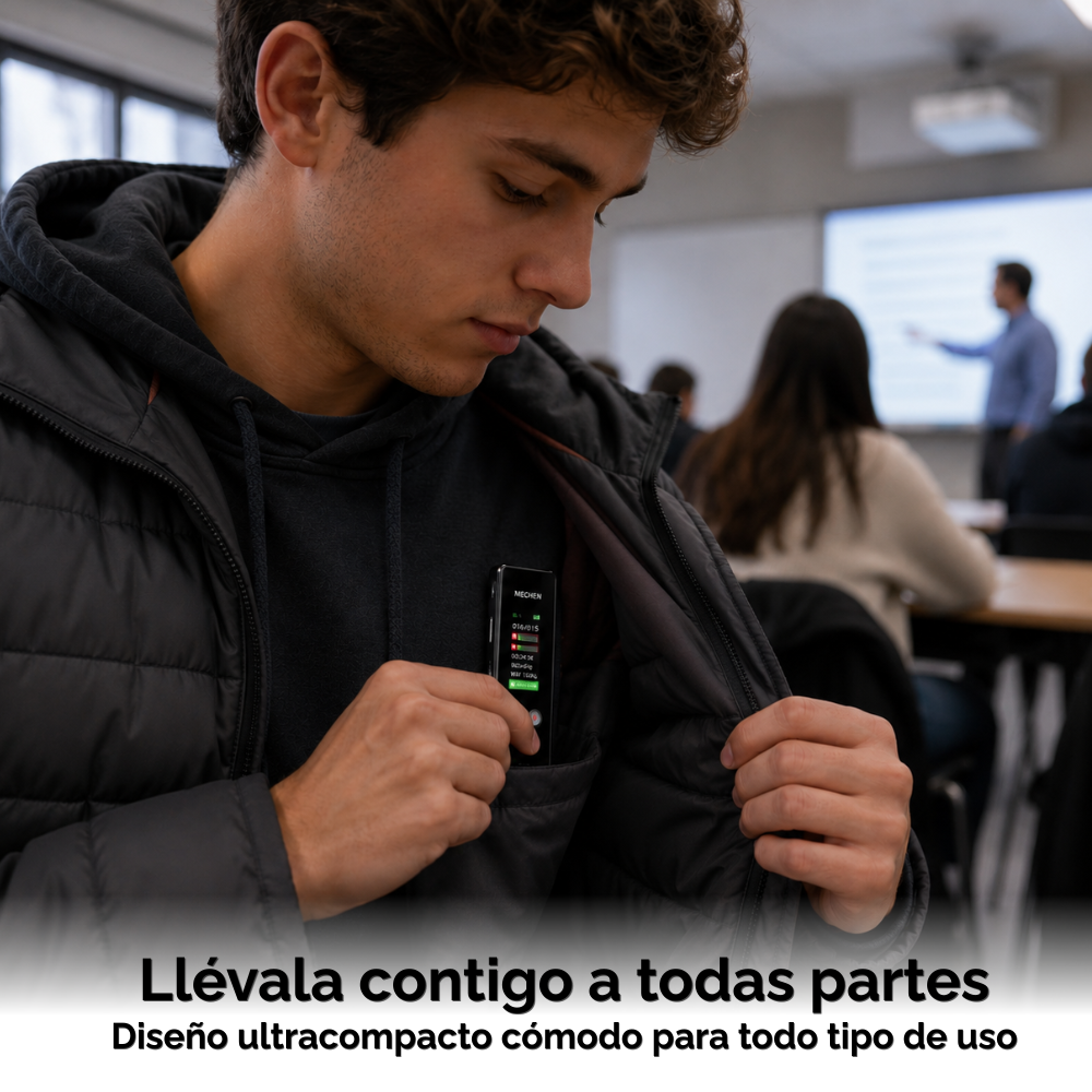 Grabador De Voz Digital Profesional 64 Gb Metalico Usb C-5
