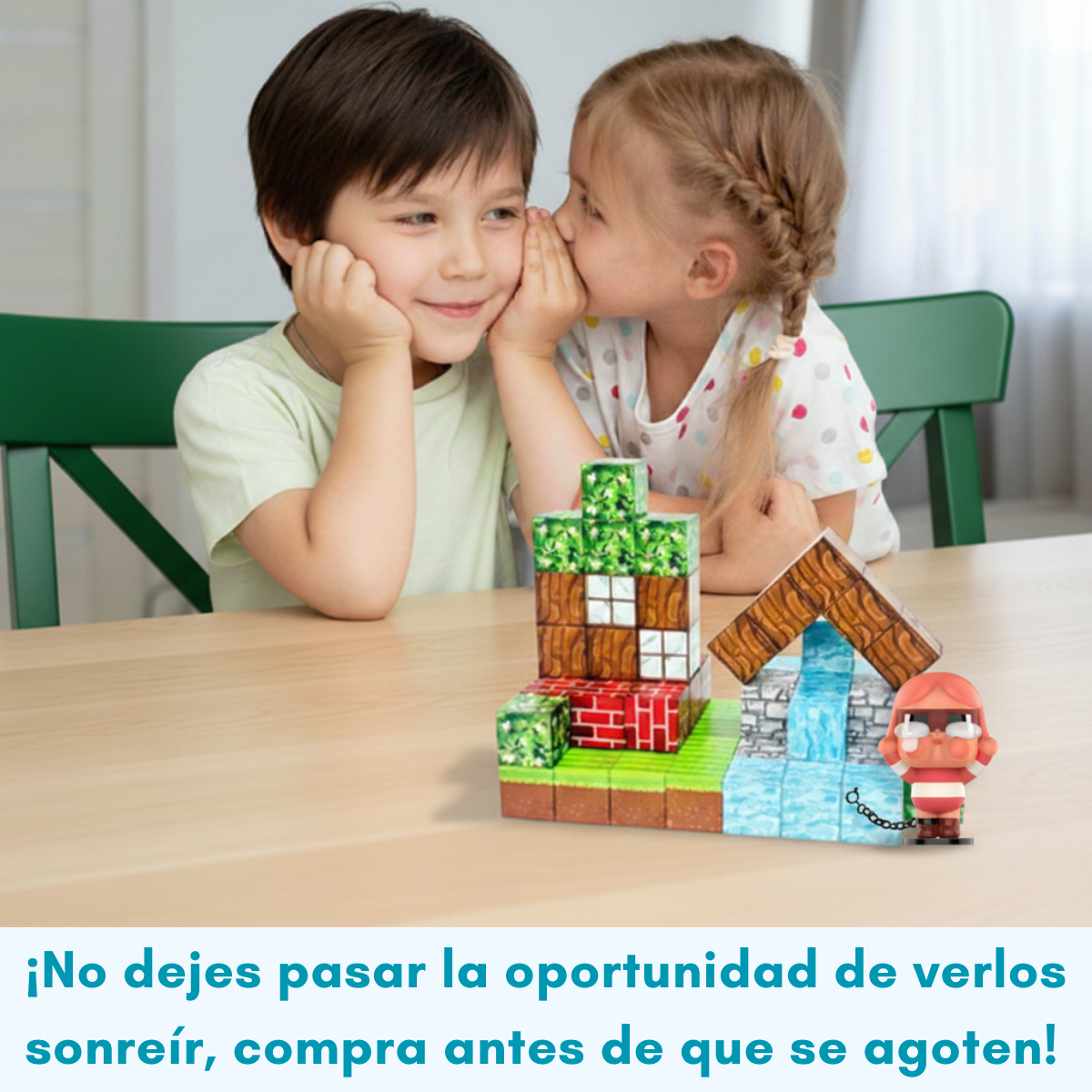 Bloques Magnéticos Construcción 102 Piezas 2 Personajes-7