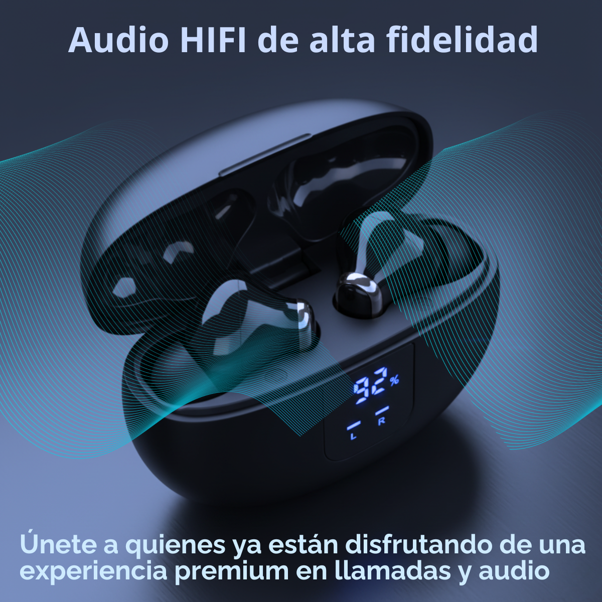 Audífonos Traductores +130 Idiomas Con Cancelación De Ruido-3