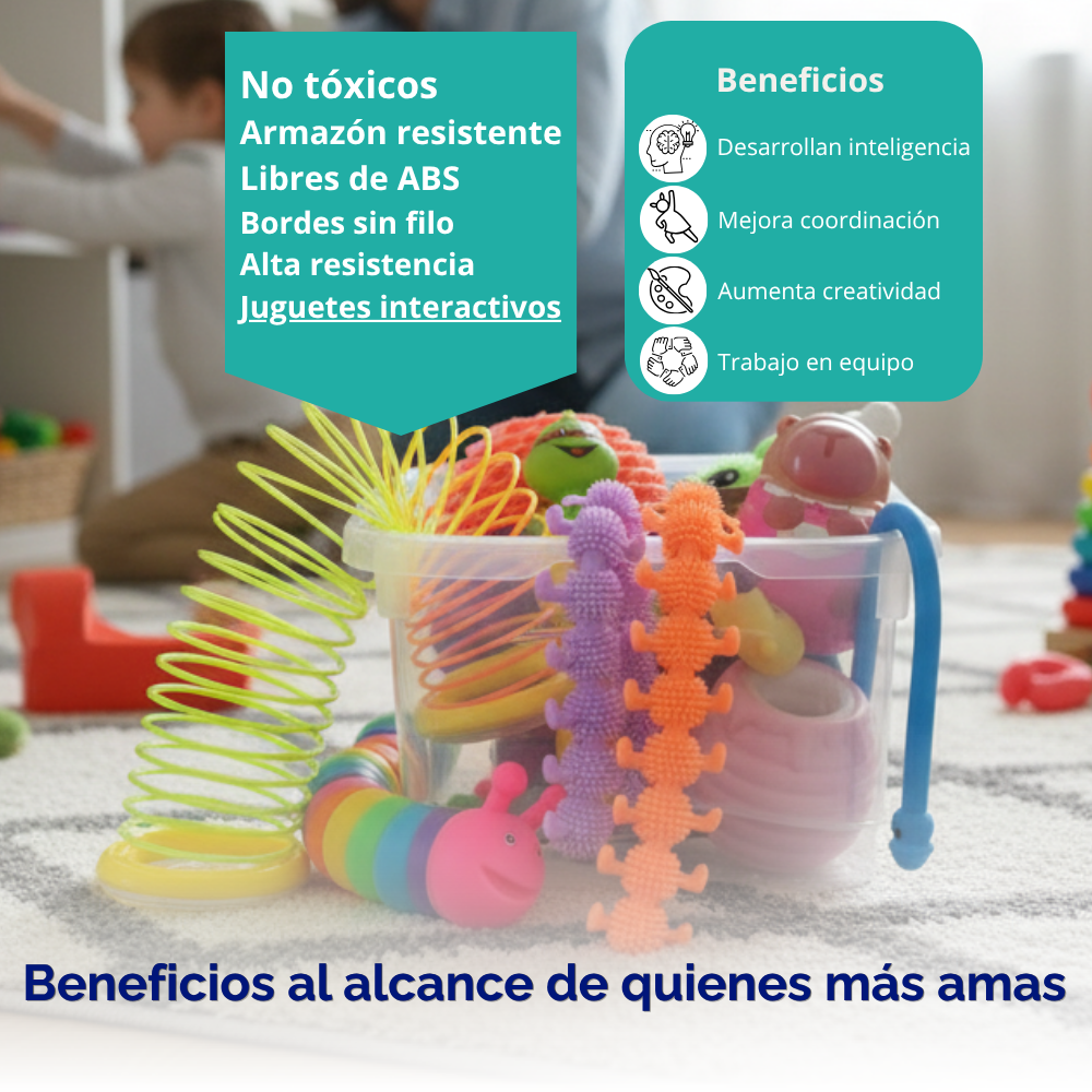 Kit Juguetes Sensoriales Antiestres Didactico Calma Ansiedad-5