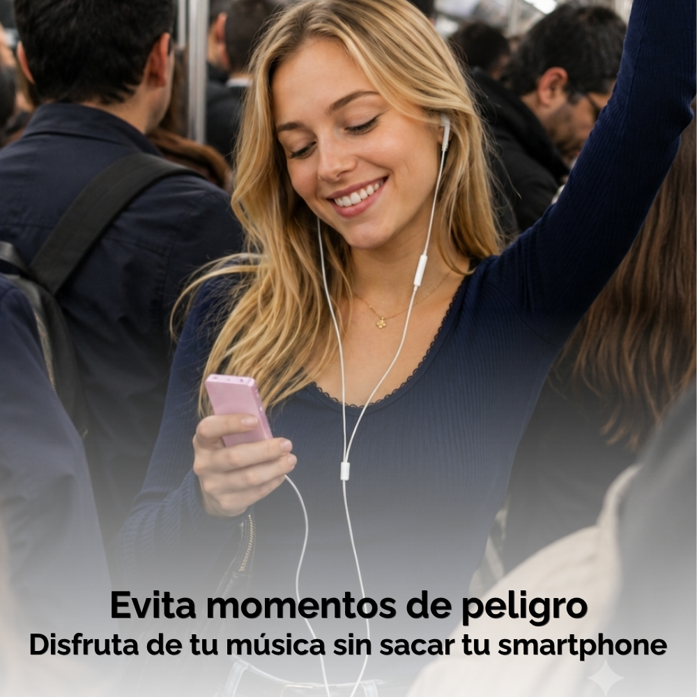 Reproductor De M sica Mp3 Bluetooth 32gb Pantalla Touch Fm rosado-4