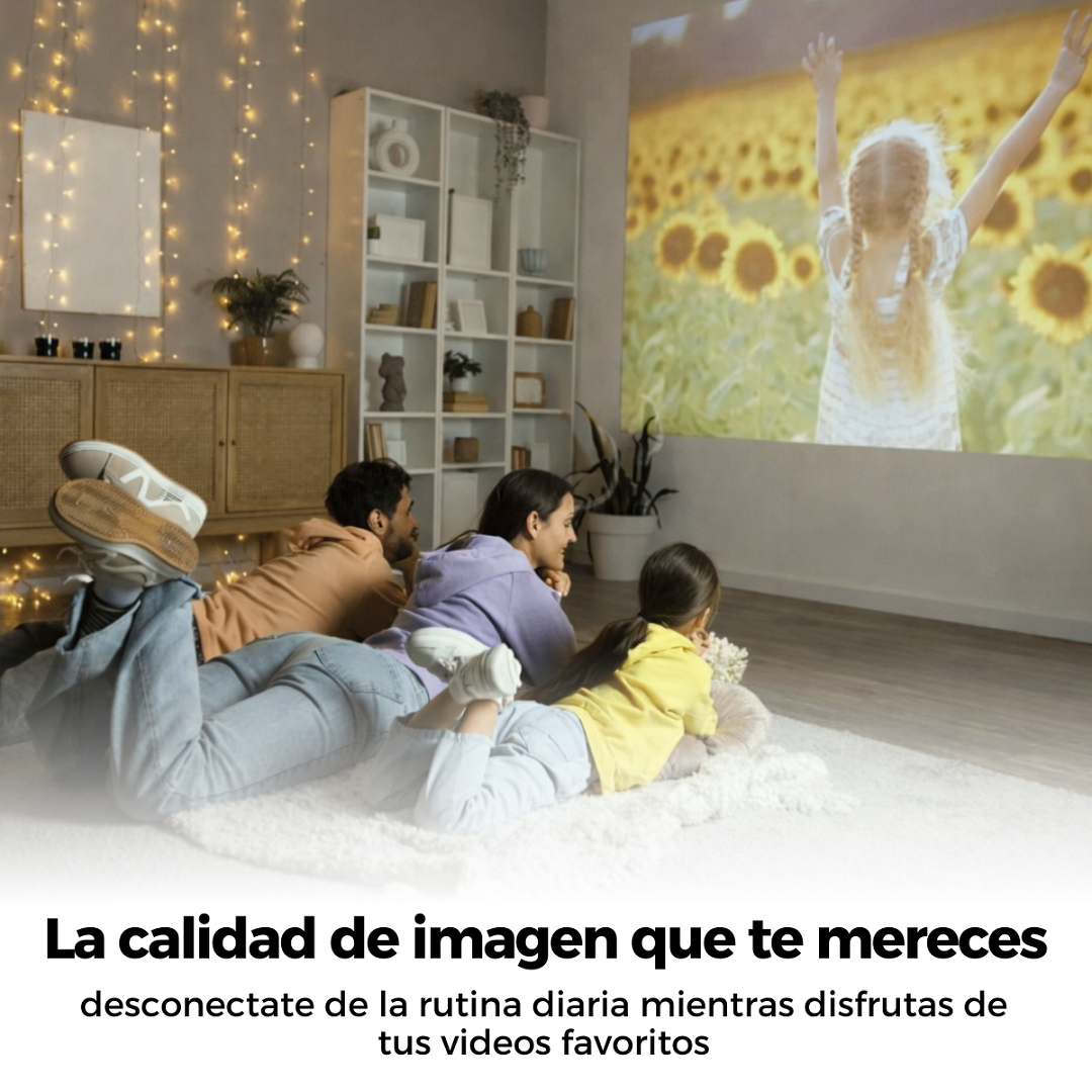 Proyector Portatil Wifi Led Full Hd 7000 lumenes Android 13 Bt-3