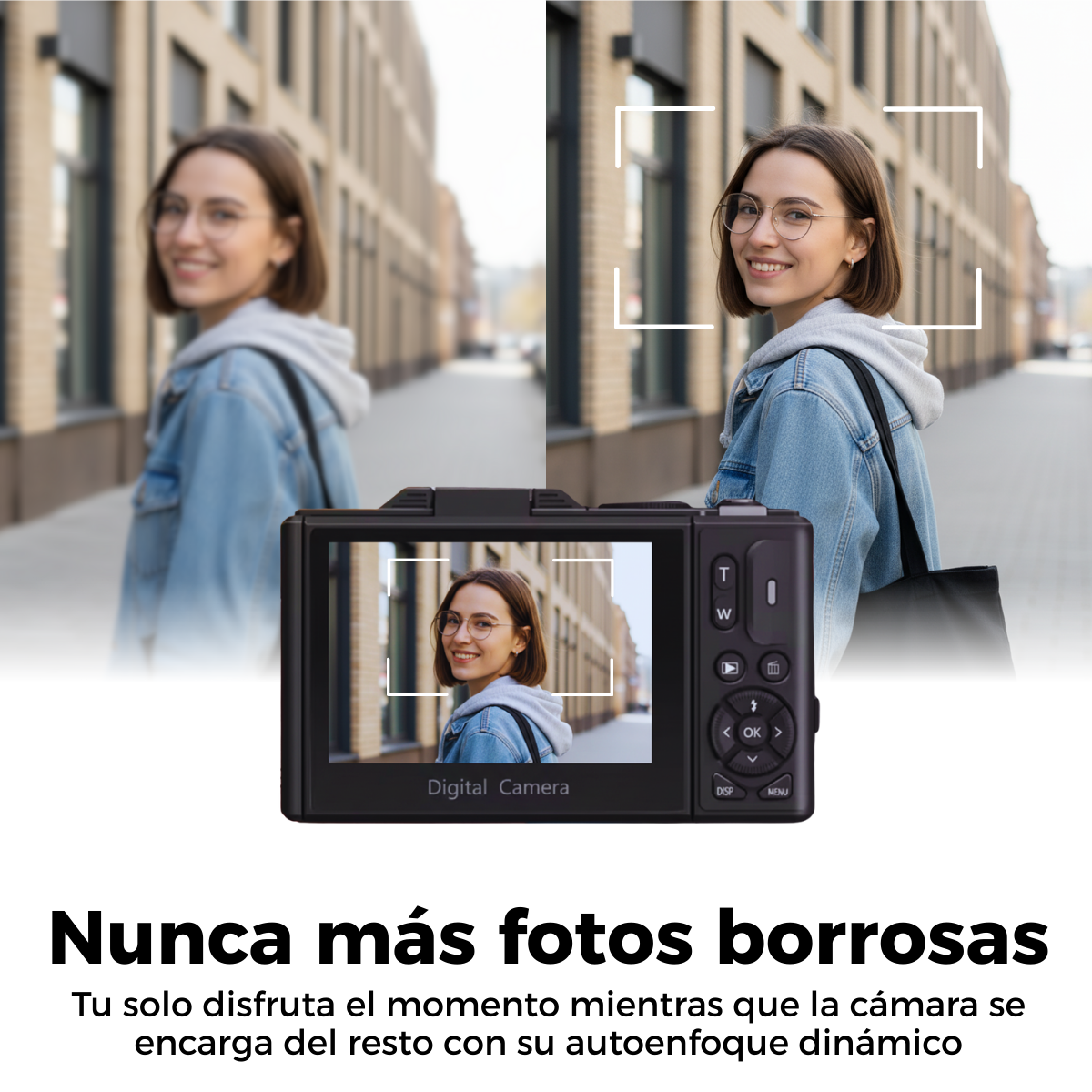 Cámara digital 5K 75MP pantalla abatible con wifi 64 GB + accesorios-2