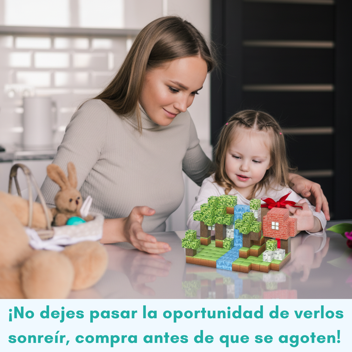 Cubos Magneticos Construccion didacticos 126 Piezas 6 personajes pixel didactico-9