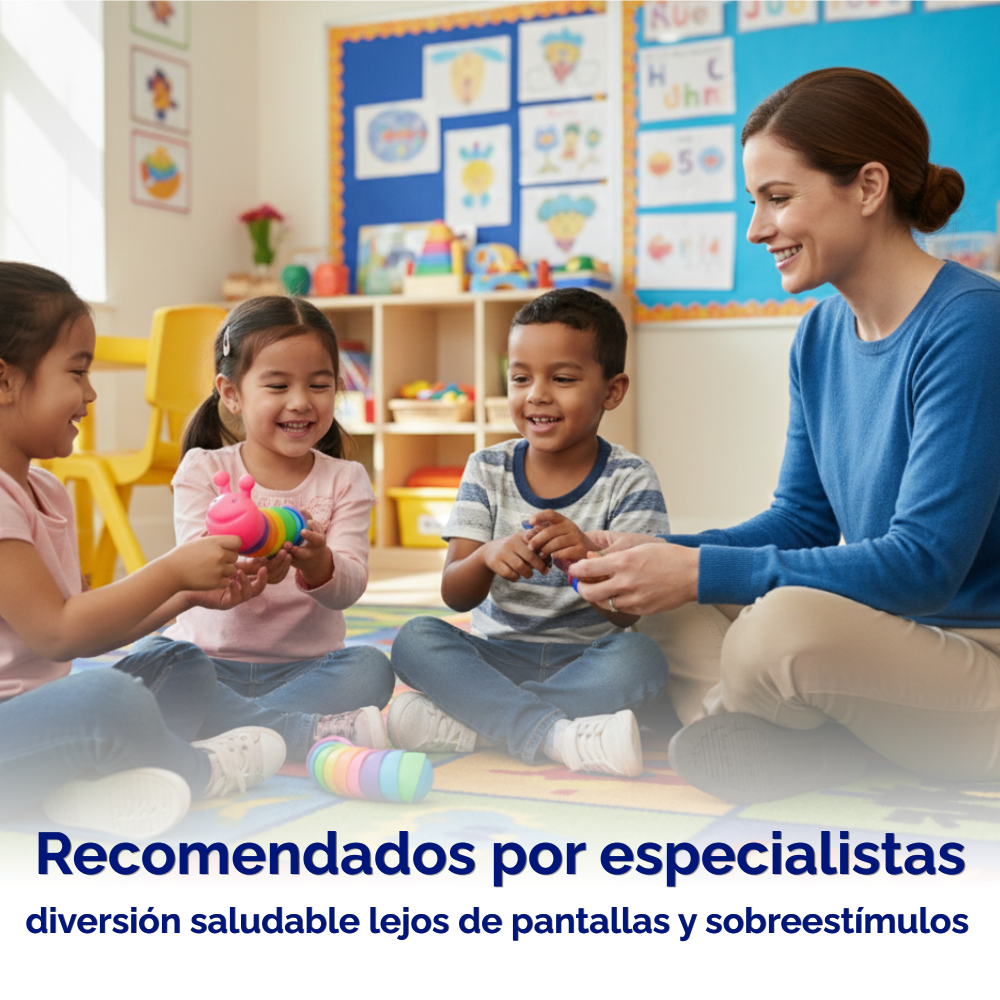 Kit Juguetes Sensoriales Antiestres Didactico Calma Ansiedad variados modelos multicolor-7