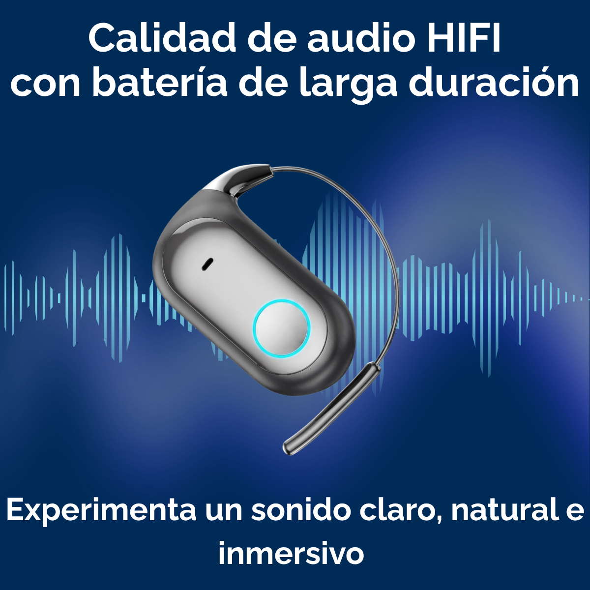 Audifonos Bluetooth Traductor IA Ultraligeros Hifi ergonomicos color purpura-6