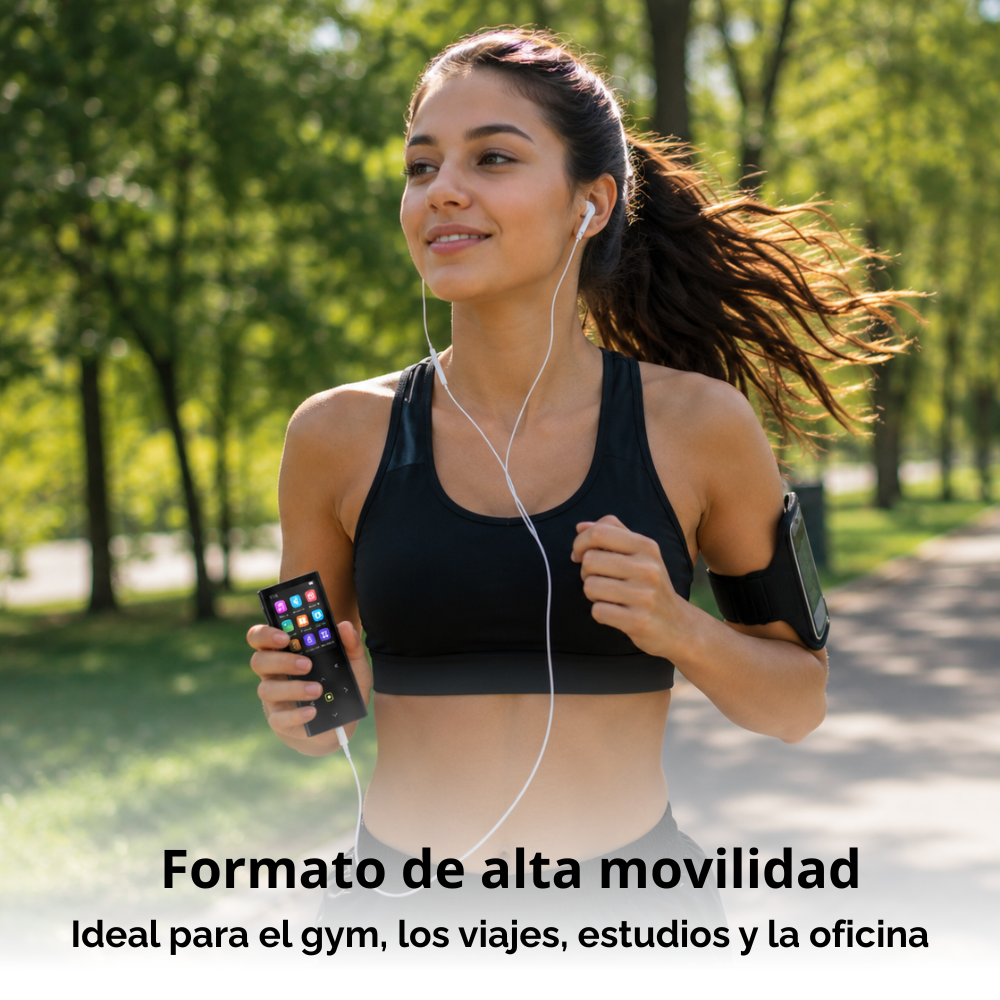 Reproductor Mp3 De Musica Bluetooth 32 Gb Radio Fm Usb C-6