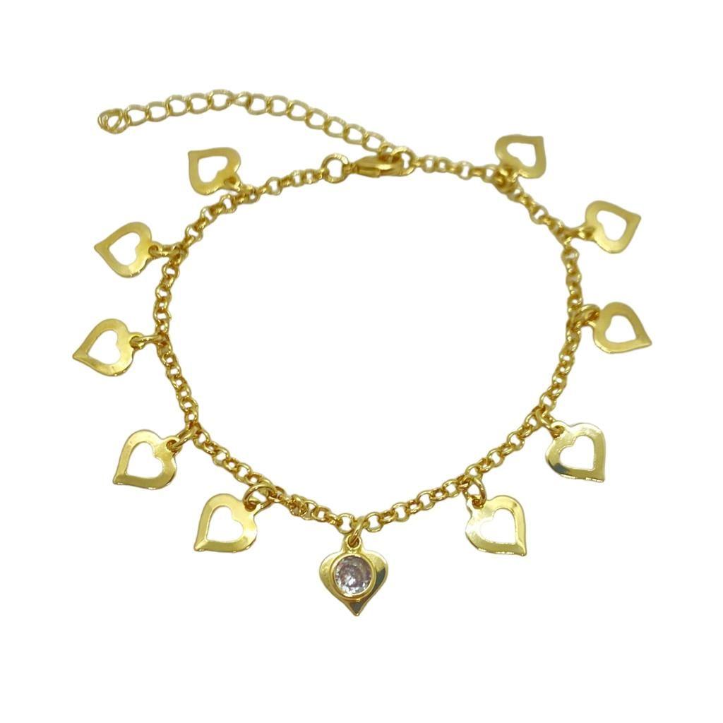 PULSERA AMORE MIO BAÑO EN ORO-0