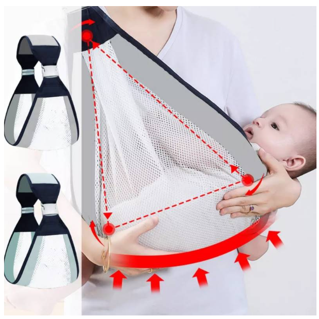 Portabebés Fácil De Usar Canguro Ergonómico-4