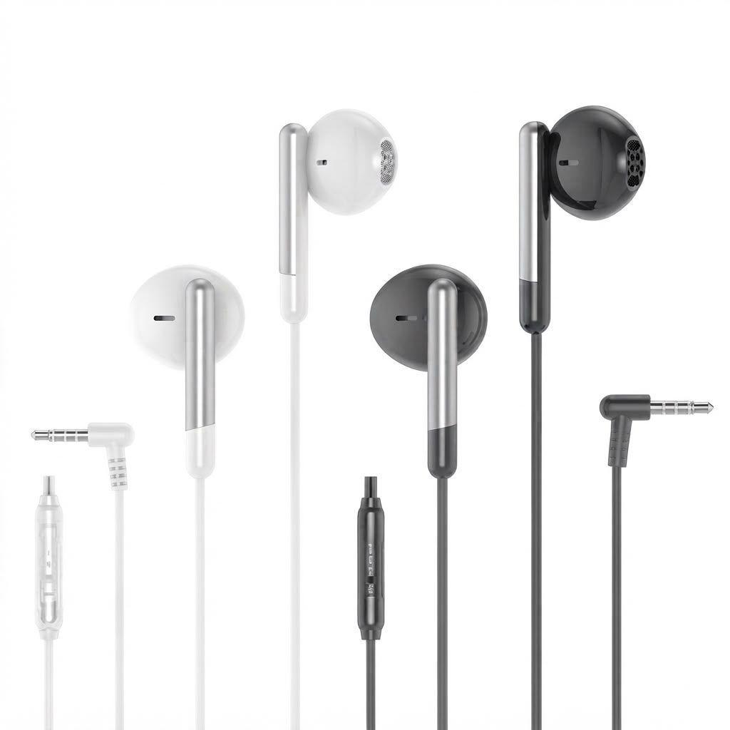 Pack 5 Auriculares Manos Libres Vidvie Hs656 Super Bass Jack 3 5mm-0