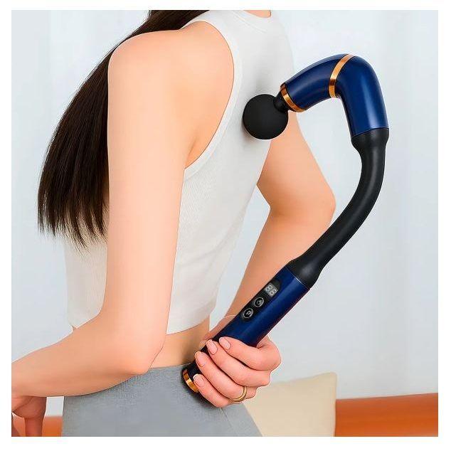 Pistola Masajeadora Con Brazo Extensor 4 Cabezales-5