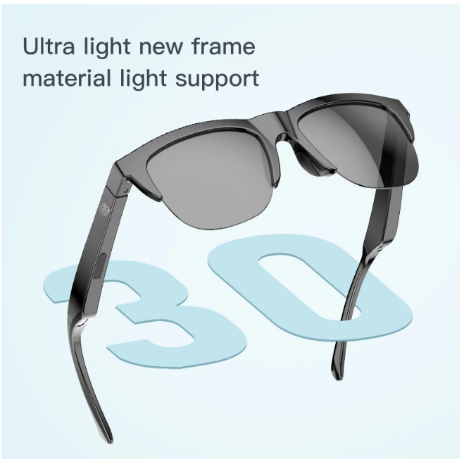 Lentes De Audio Inalámbricos Con Bluetooth Llamadas Música-4