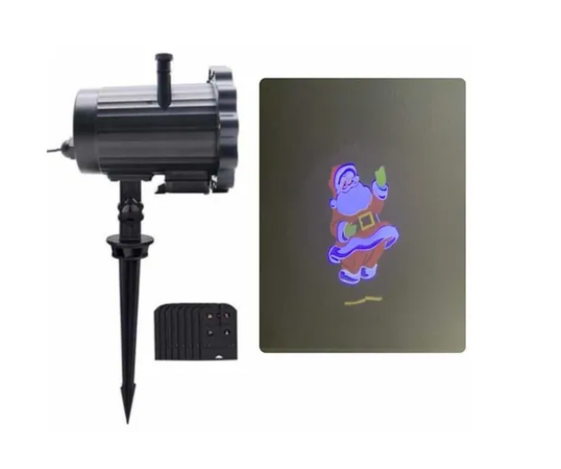 Proyector De Luz Diferentes Patrones Festividades Navidad Año Nuevo-1