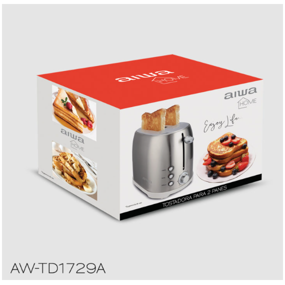 Tostadora AIWA Dos Rebanadas Con 7 Niveles 800W-2