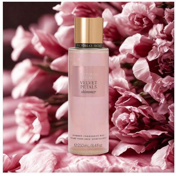 Body Splash Victoria Secret Velvet Petals Shimmer 250ml Mujer-2