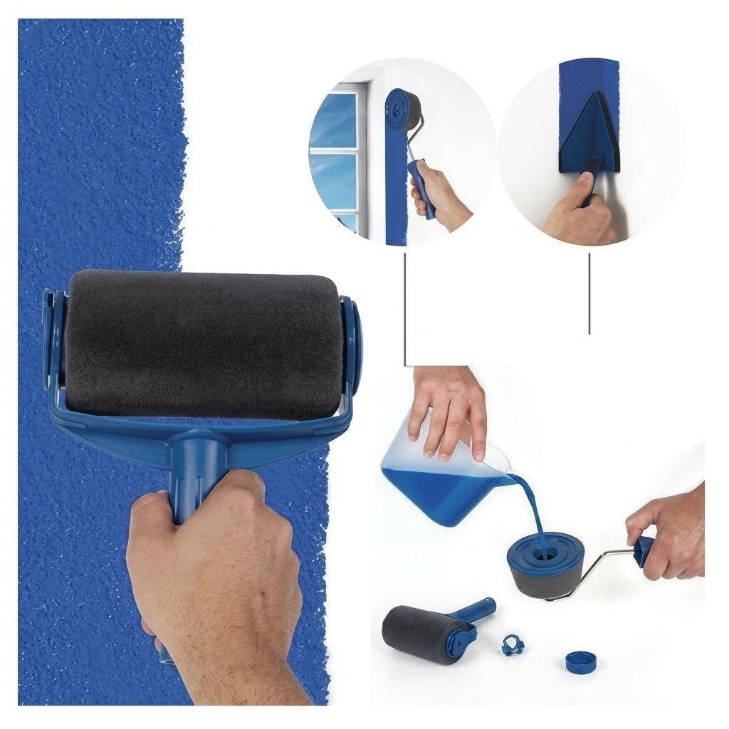 Set de Rodillos para Pintar 3 en 1 Antiderrame con Depósito de Pintura-2