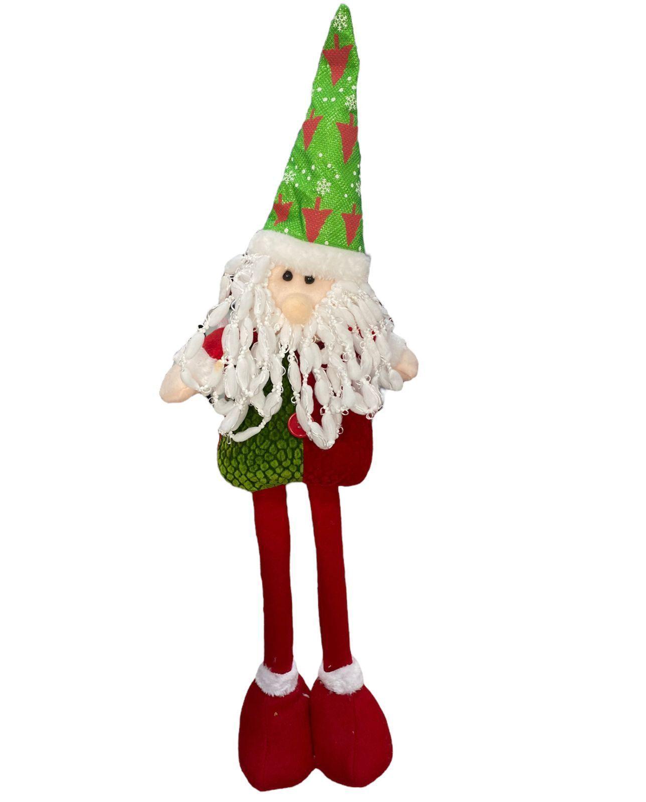 Pack 3 Muñecos Monos Patas Largas Navidad Decoración 50cm-2