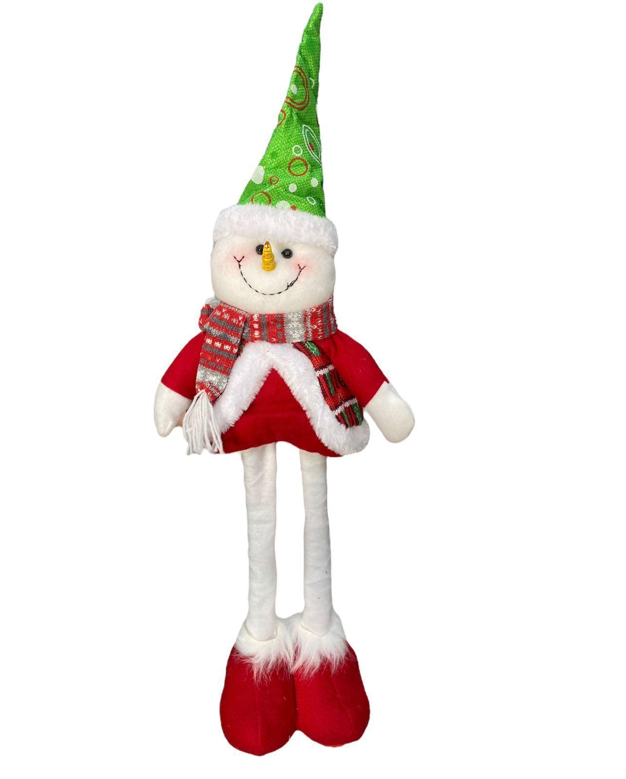 Pack 3 Muñecos Monos Patas Largas Navidad Decoración 50cm-4