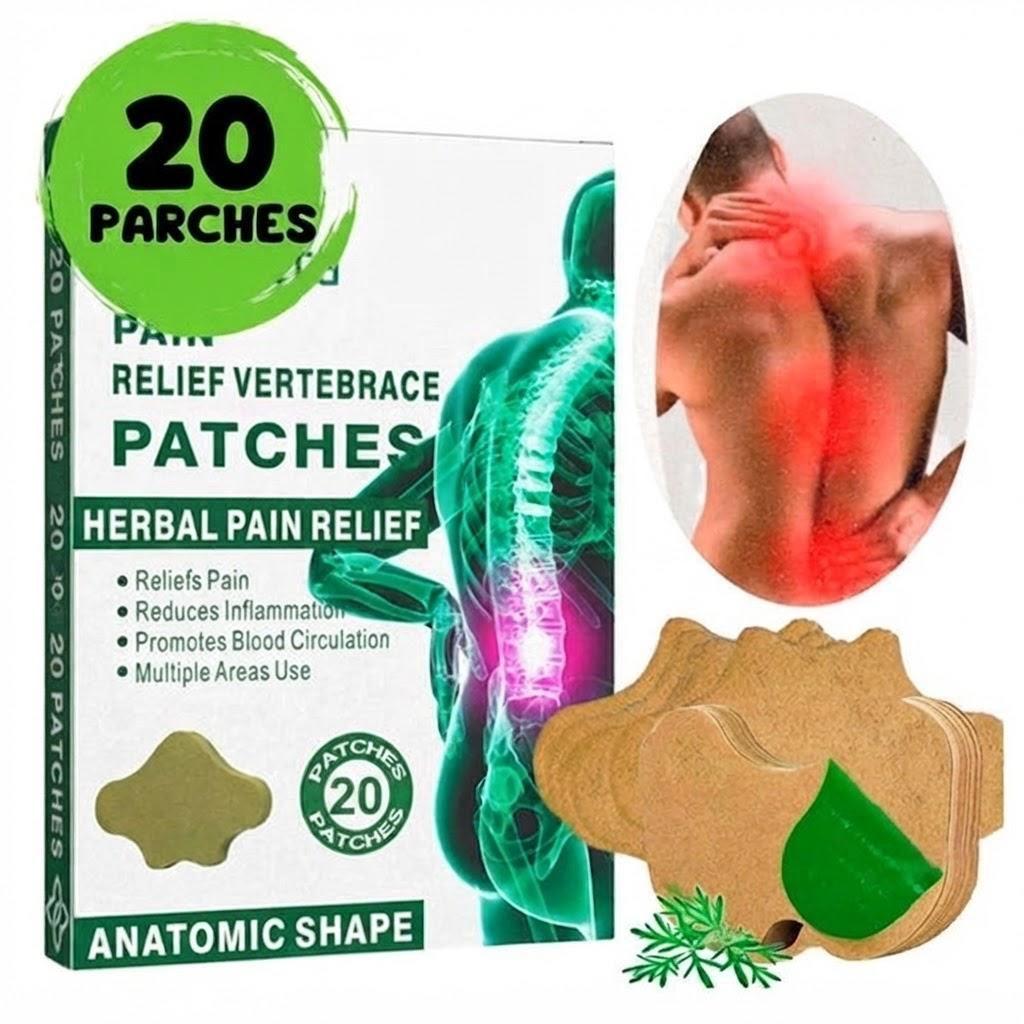 Pack De 20 Parches Para Dolores Musculares Lumbar Columna-0