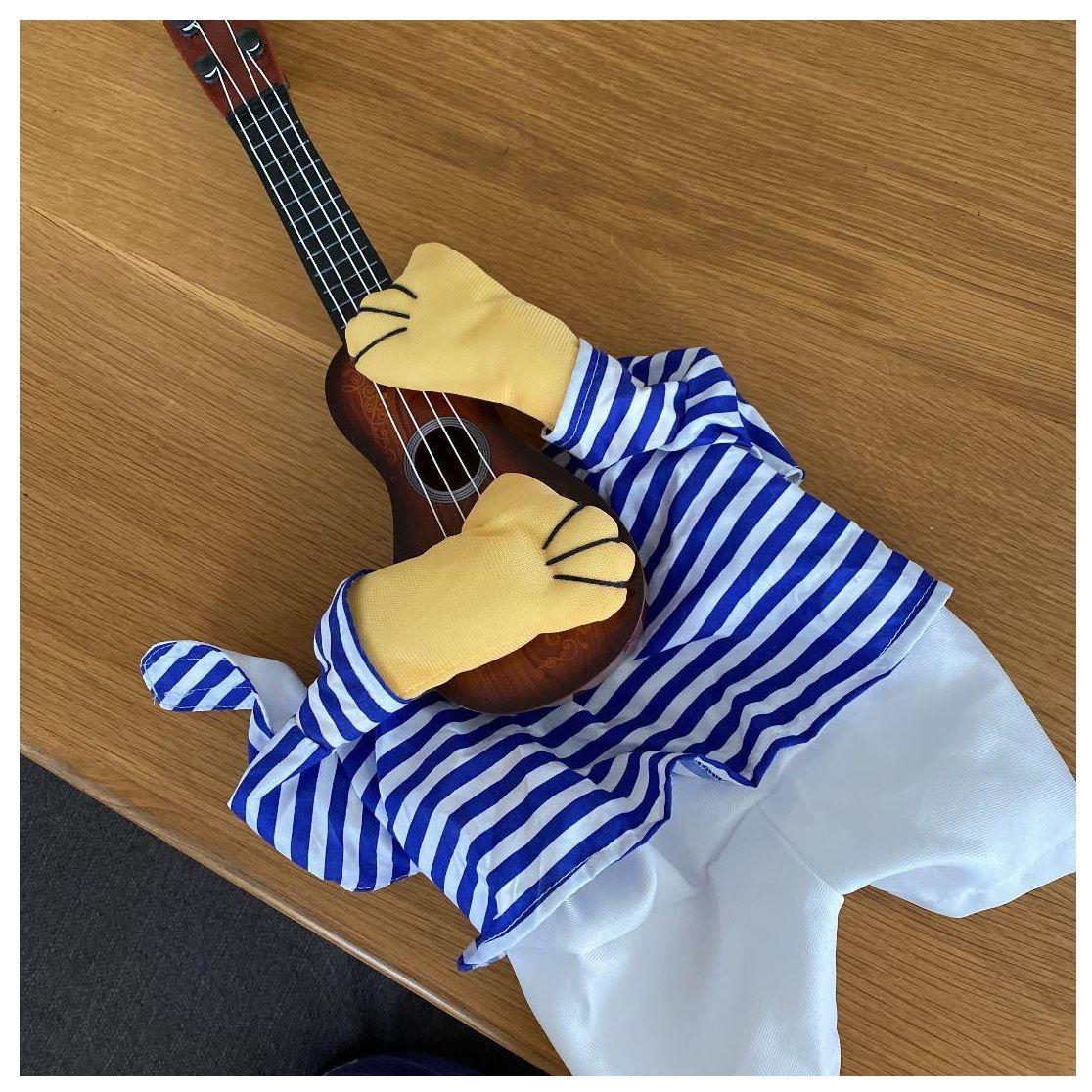Disfraz Divertido Para Mascotas De Guitarrista Halloween-2