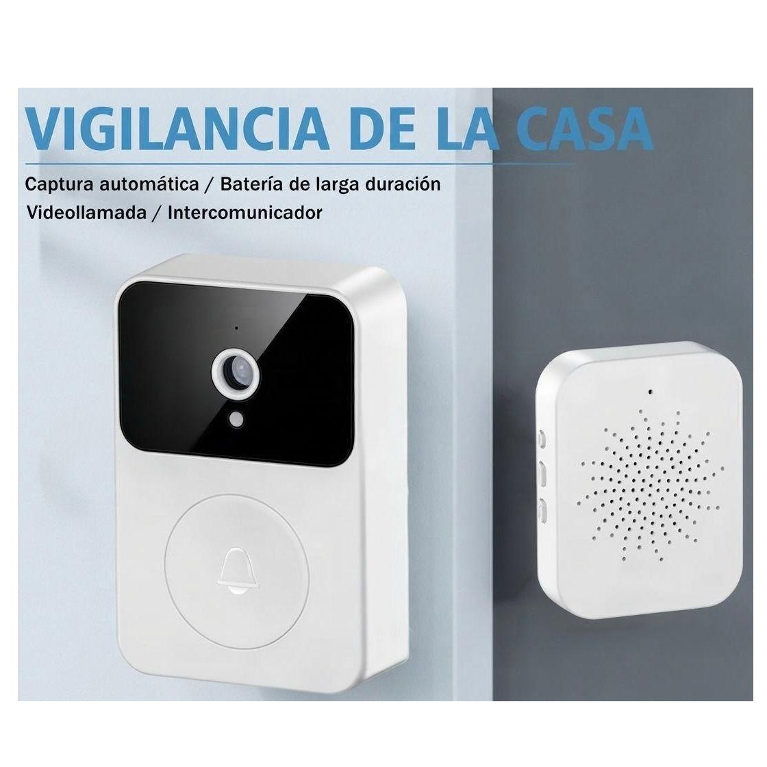 Timbre Inalámbrico Con Cámara Exterior Portátil Usb Wifi-3