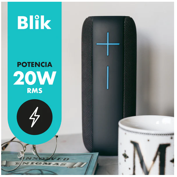Parlante Blik Hype 2 Negro TWS-2