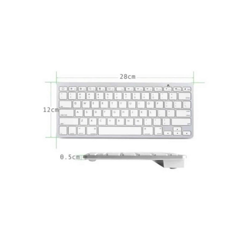 Teclado Bluetooth Weibo Español Ultradelgado-2