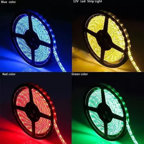 Tira Luces Led Rgb Con Mando Para Cambiar Colores 2 Metros-2