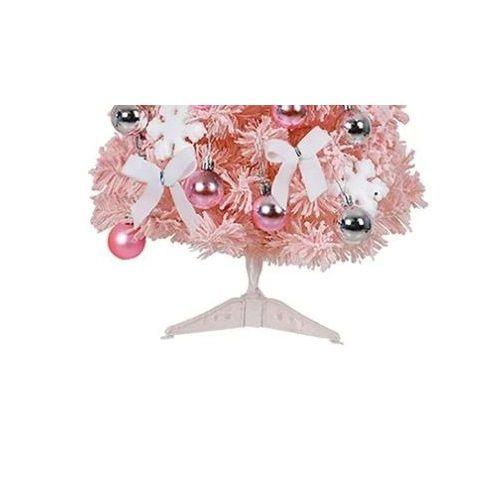 Árbol de Navidad Artificial Altura 180cm Color Rosa-2