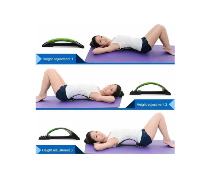 Soporte Masajeador Corrector Lumbar De Espalda Estiramiento-5