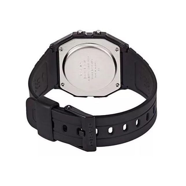 Reloj Casio Digital F91W-3DG Negro De Resina-1
